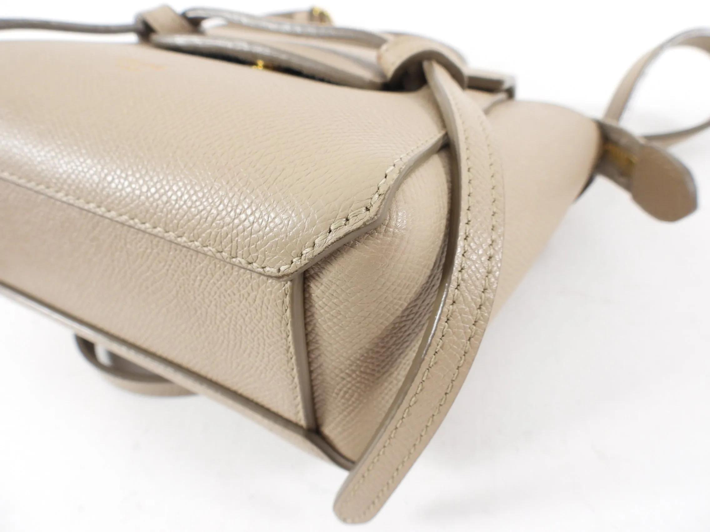 Celine Beige Pico Belt Bag Crossbody Bag