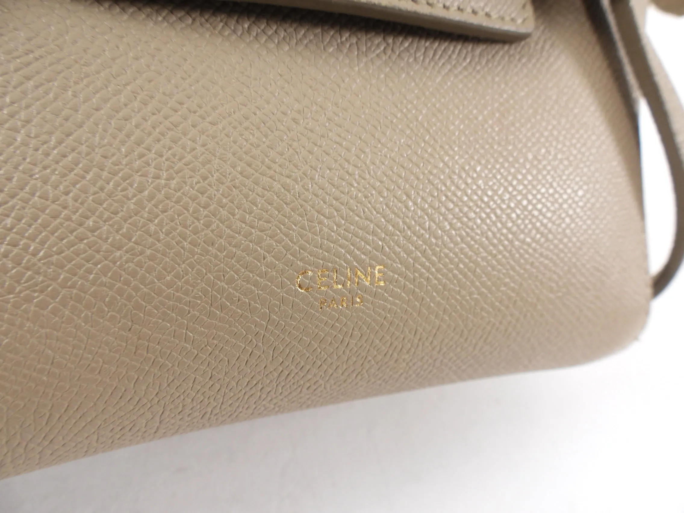 Celine Beige Pico Belt Bag Crossbody Bag