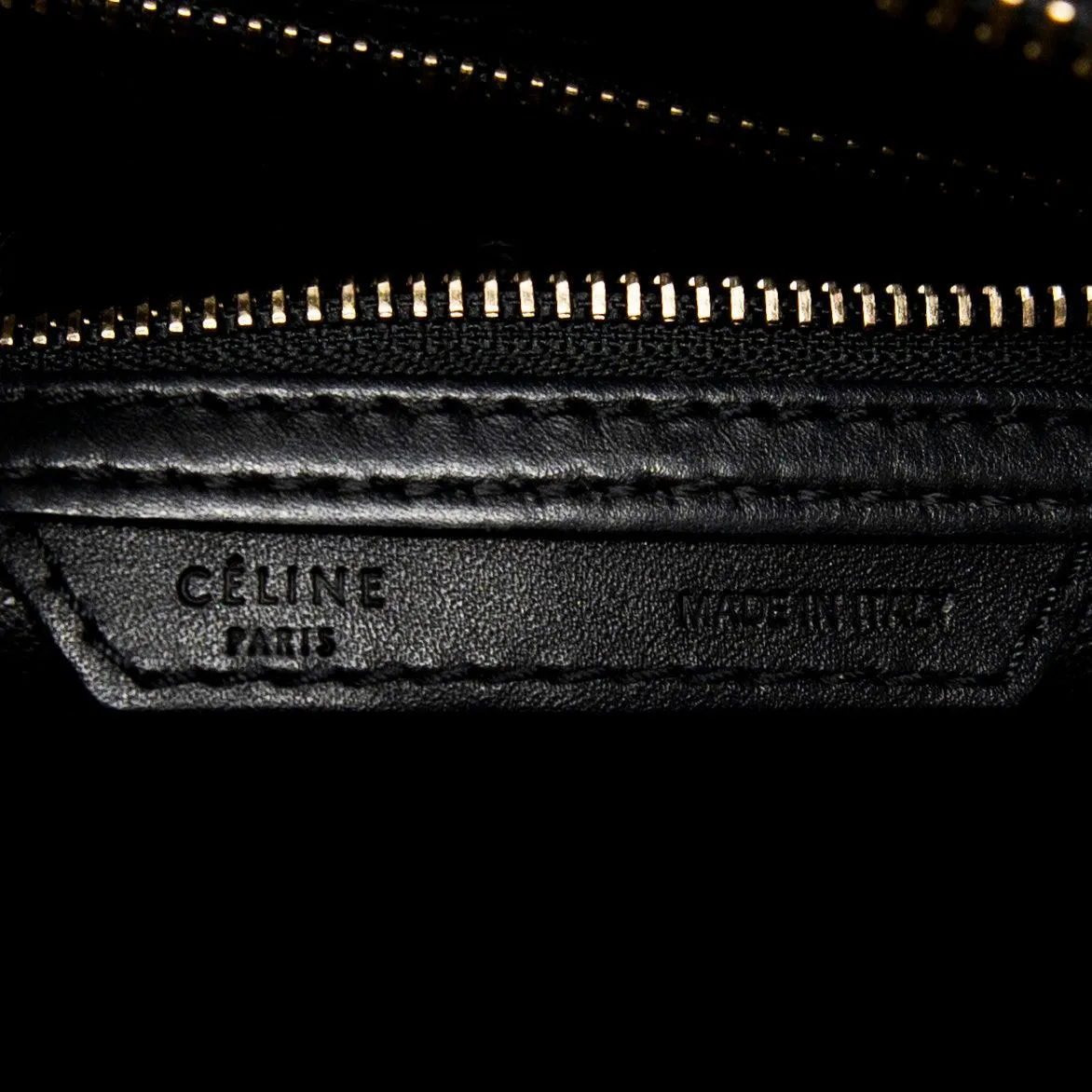 Celine Black Mini Luggage Tote