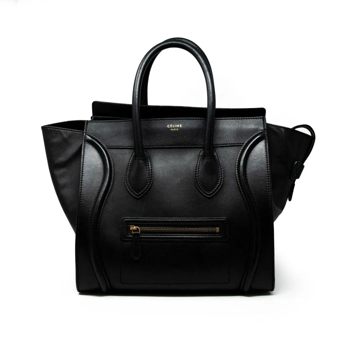 Celine Black Mini Luggage Tote