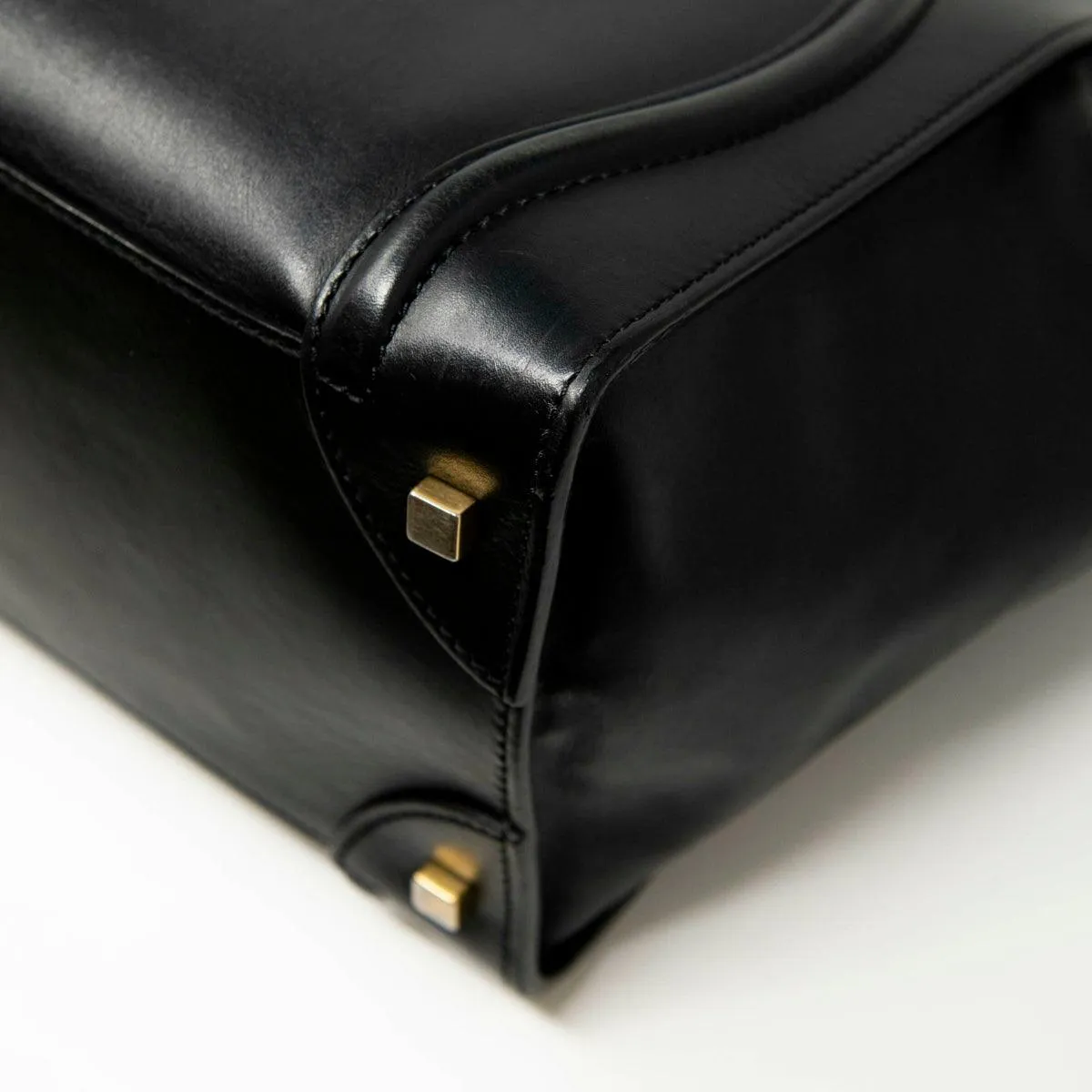 Celine Black Mini Luggage Tote