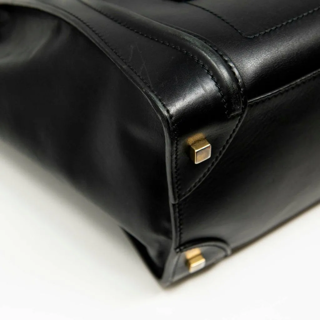 Celine Black Mini Luggage Tote