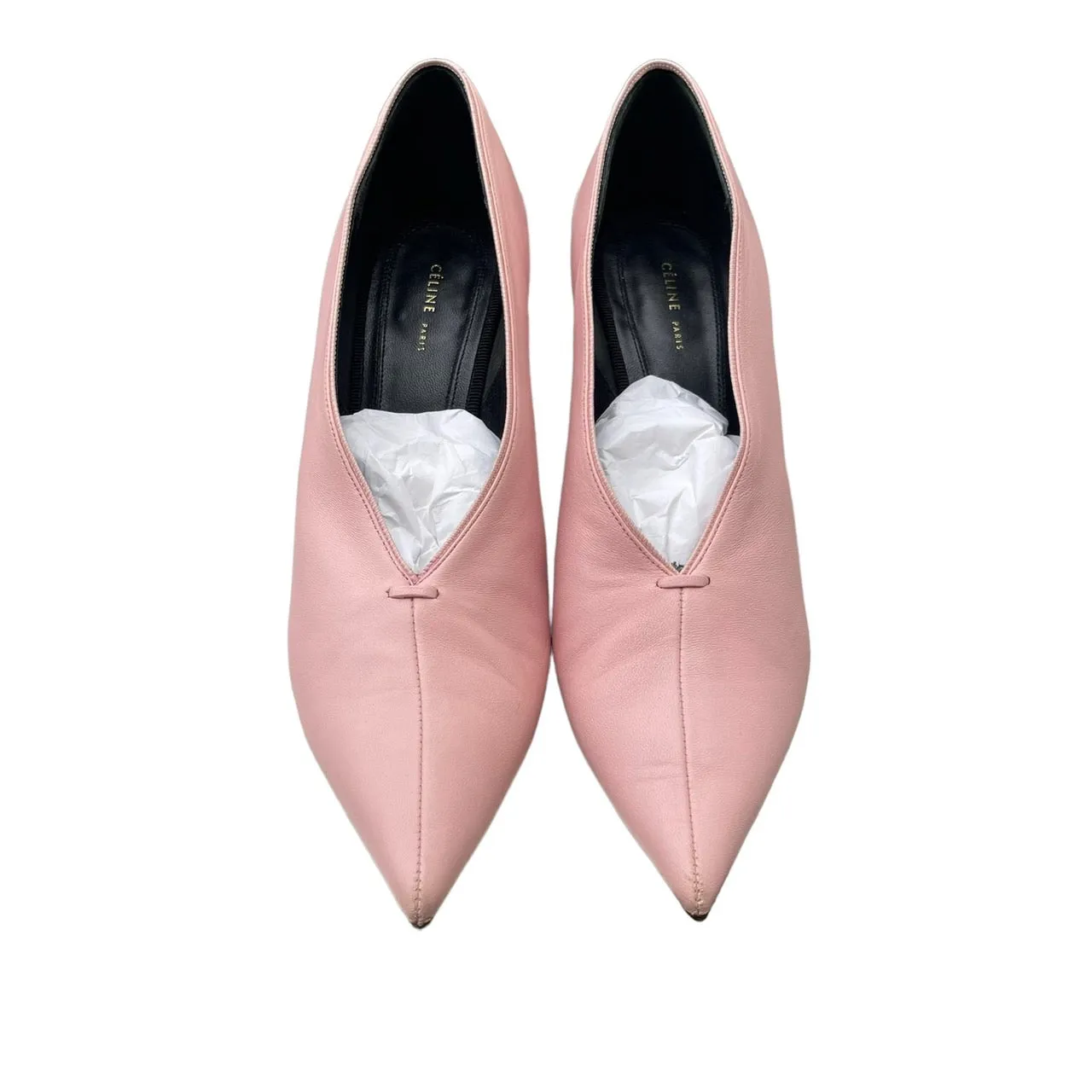 CELINE by Phoebe Philo 16AW V-neck Pumps
