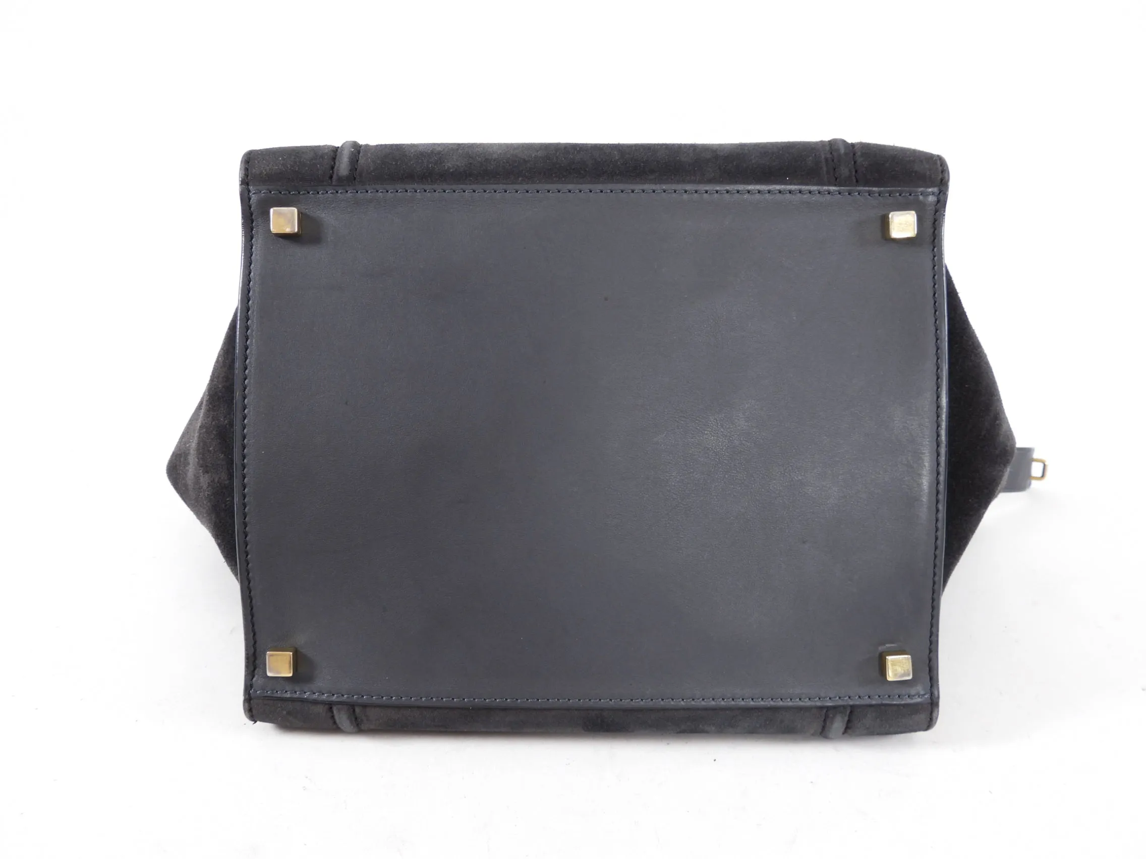 Celine Charcoal Grey Phantom Luggage Tote Bag