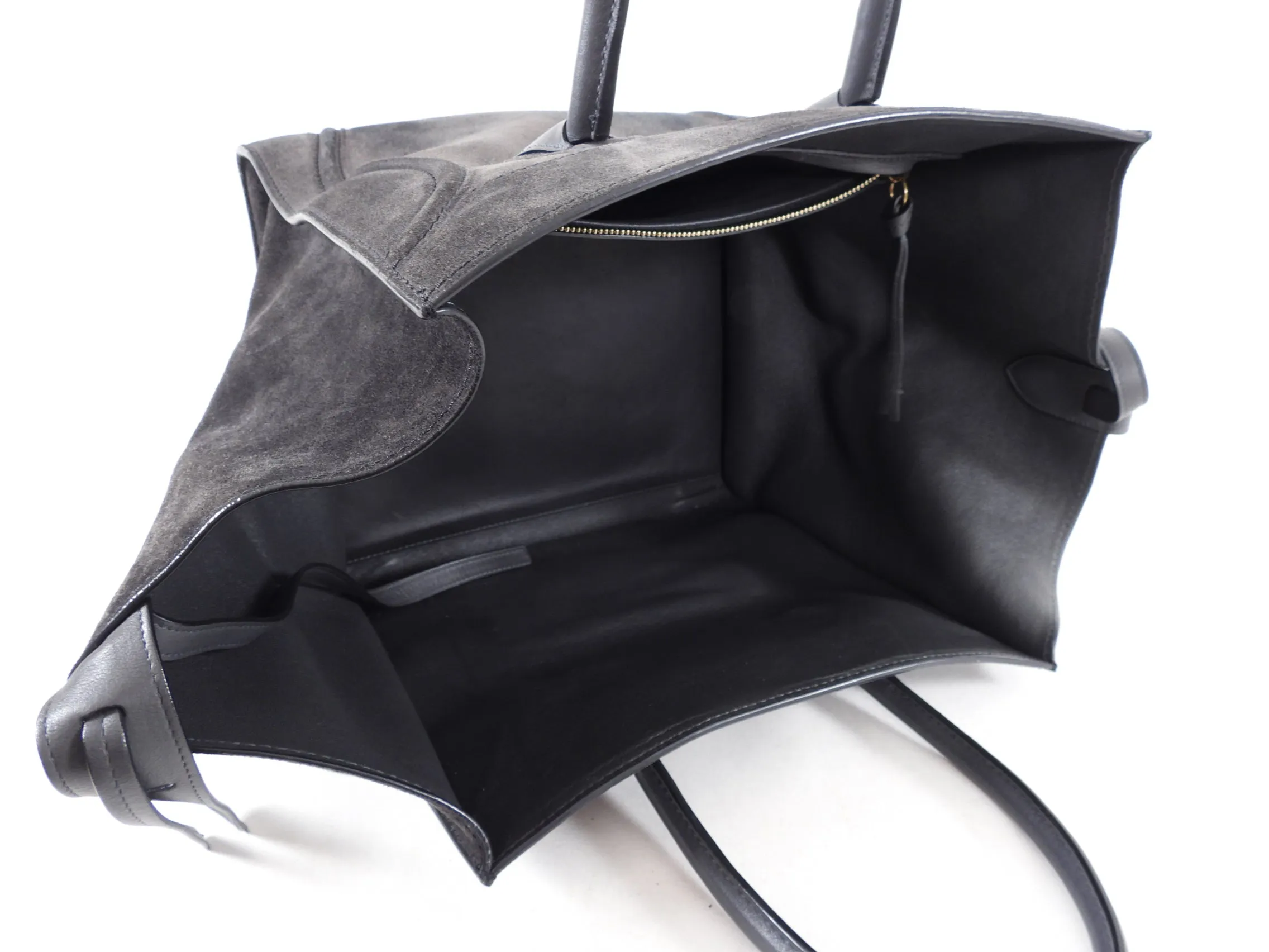 Celine Charcoal Grey Phantom Luggage Tote Bag