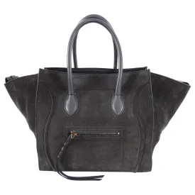 Celine Charcoal Grey Phantom Luggage Tote Bag