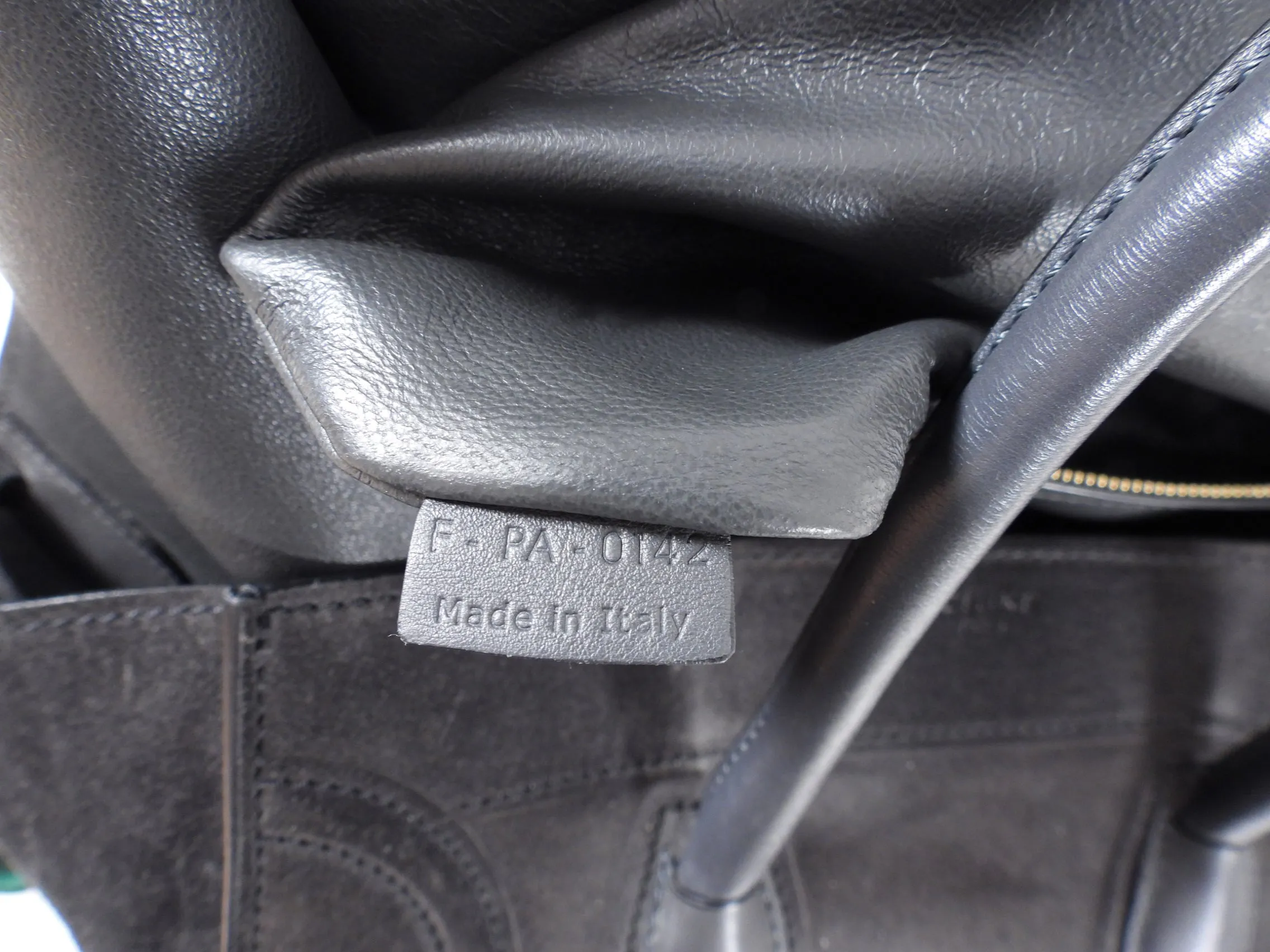 Celine Charcoal Grey Phantom Luggage Tote Bag