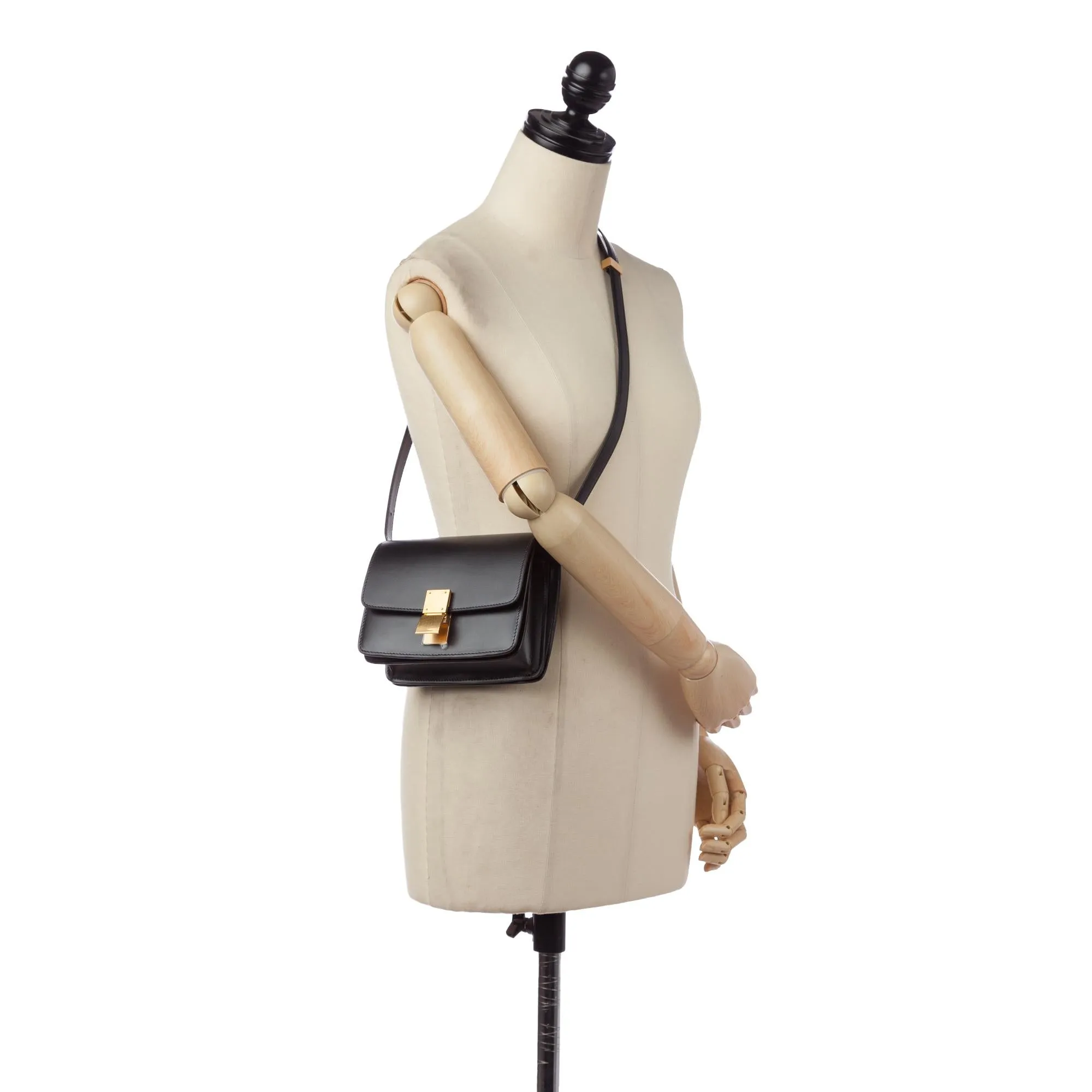 Celine Classic Box Small Leather Crossbody Bag