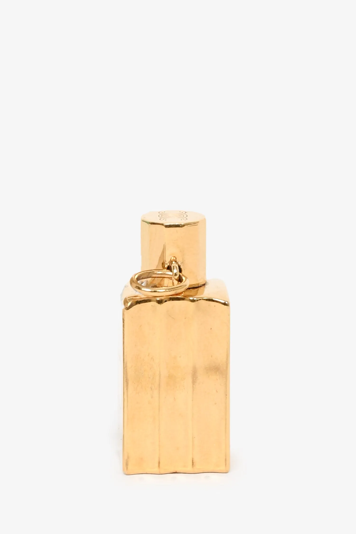 Celine Gold Toned Perfume Bottle Pendant