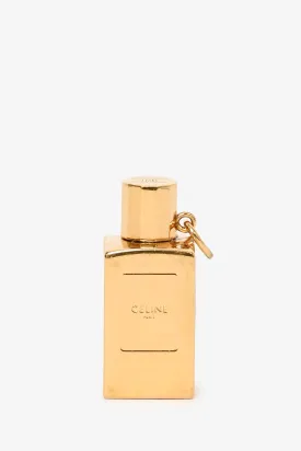 Celine Gold Toned Perfume Bottle Pendant