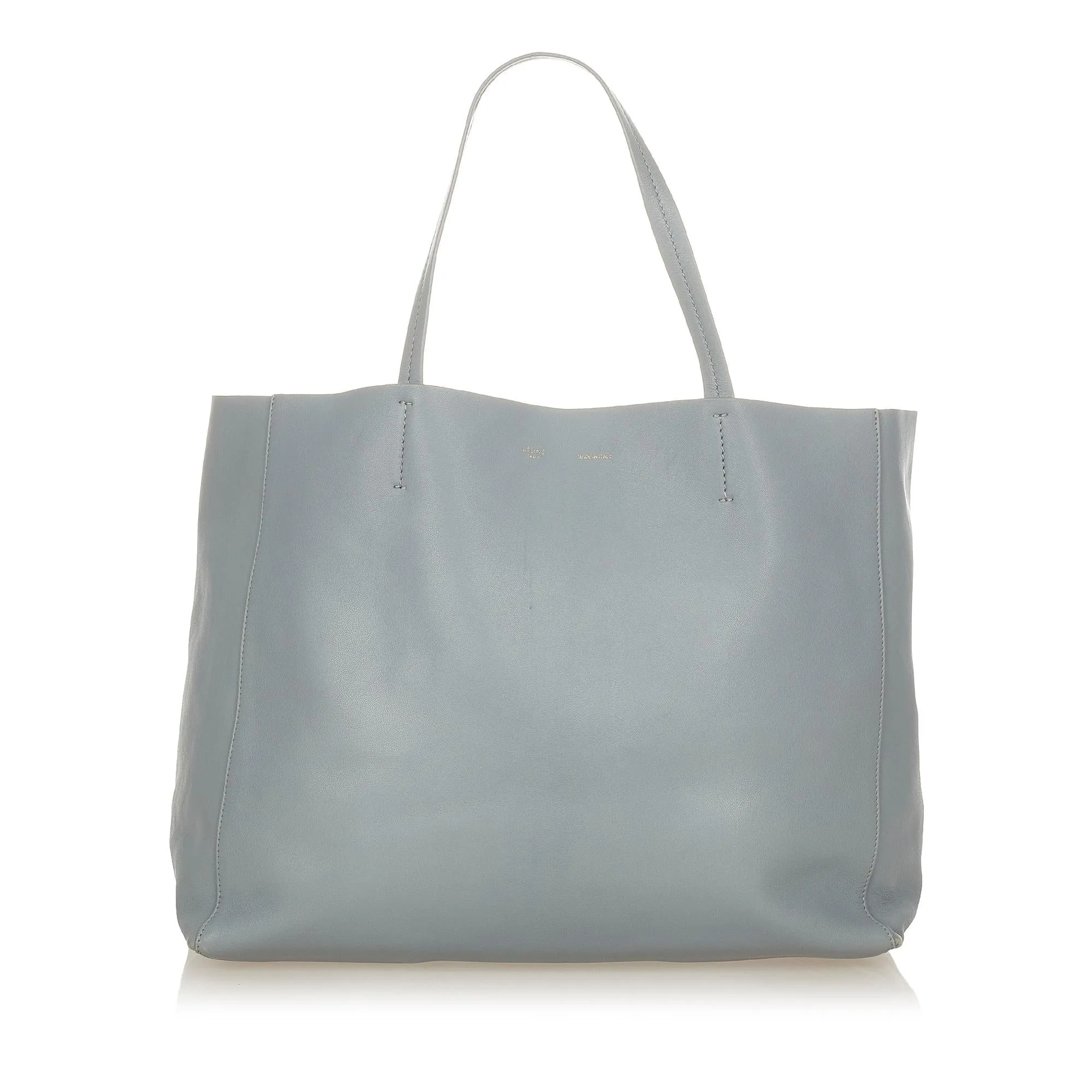 Celine Horizontal Cabas Leather Tote Bag
