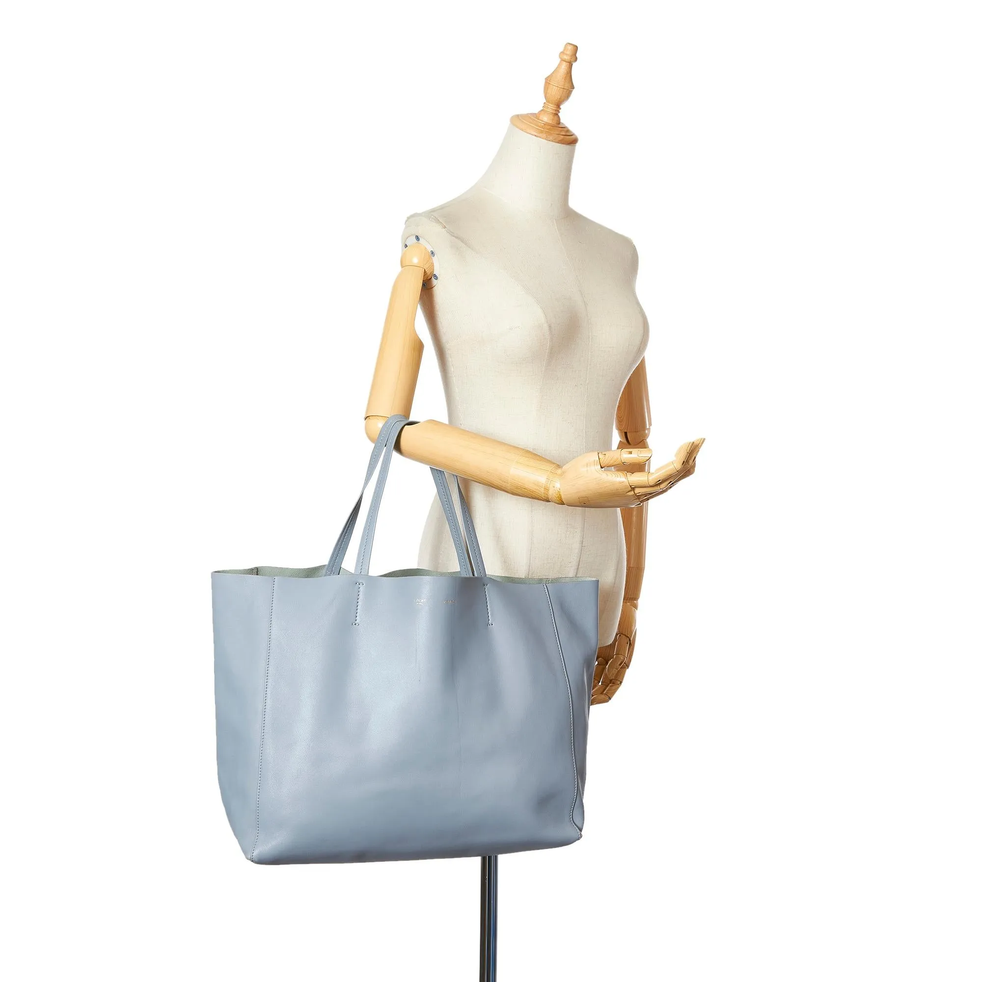 Celine Horizontal Cabas Leather Tote Bag