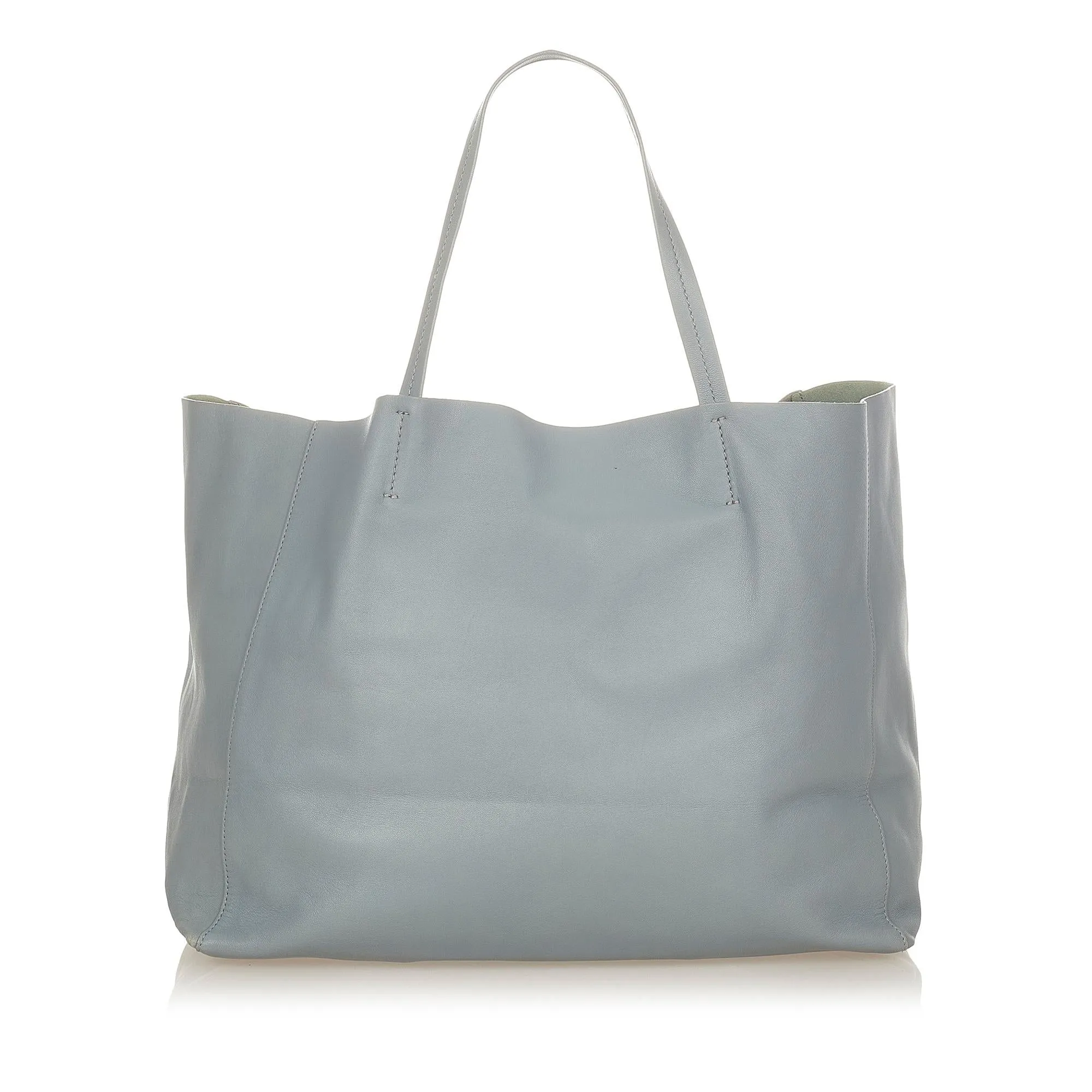 Celine Horizontal Cabas Leather Tote Bag
