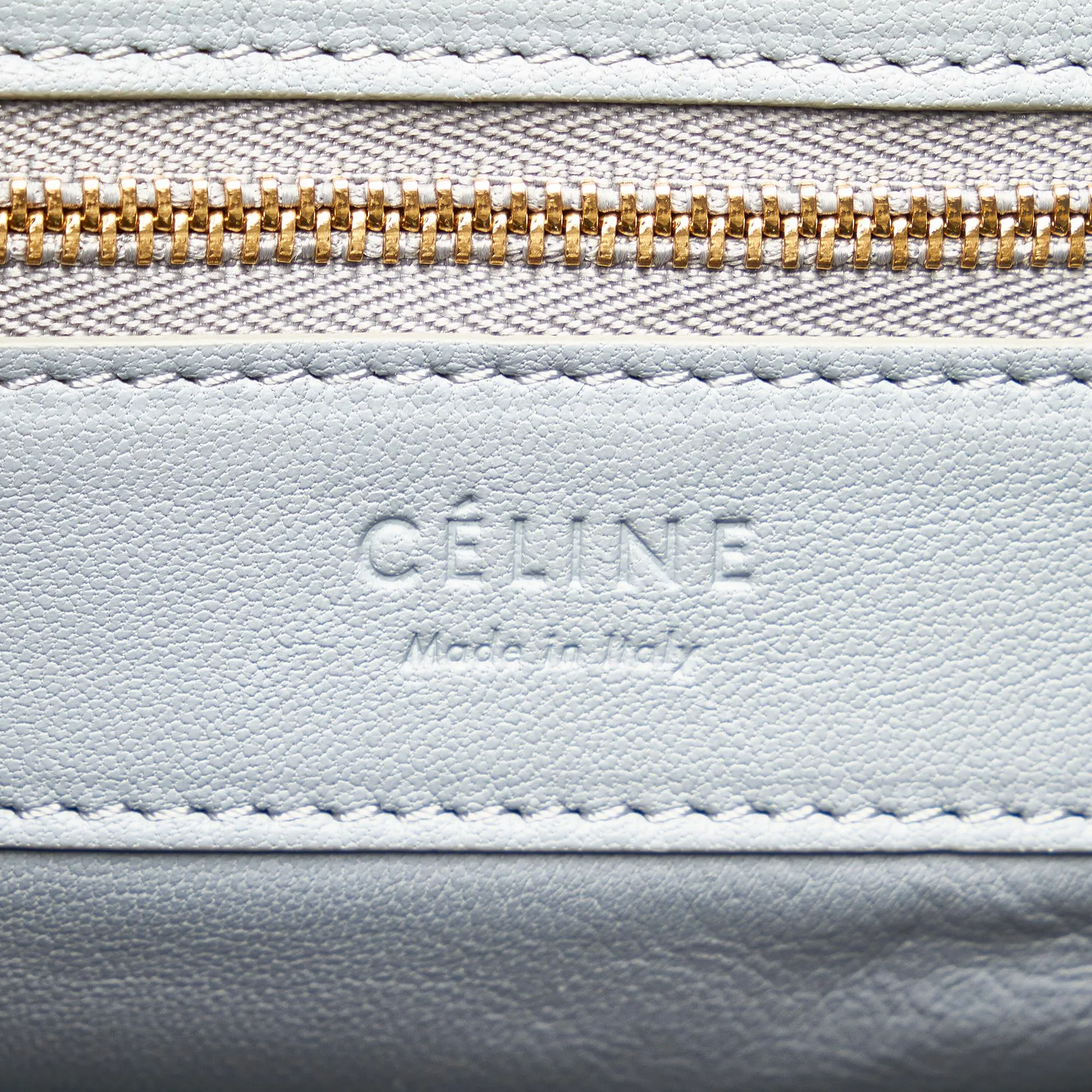 Celine Horizontal Cabas Leather Tote Bag