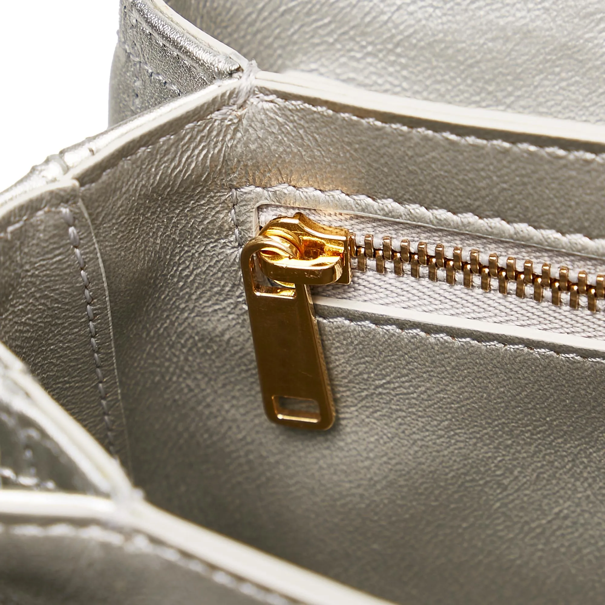 Celine Medium Bicolor C Quilted Leather Shoulder Bag