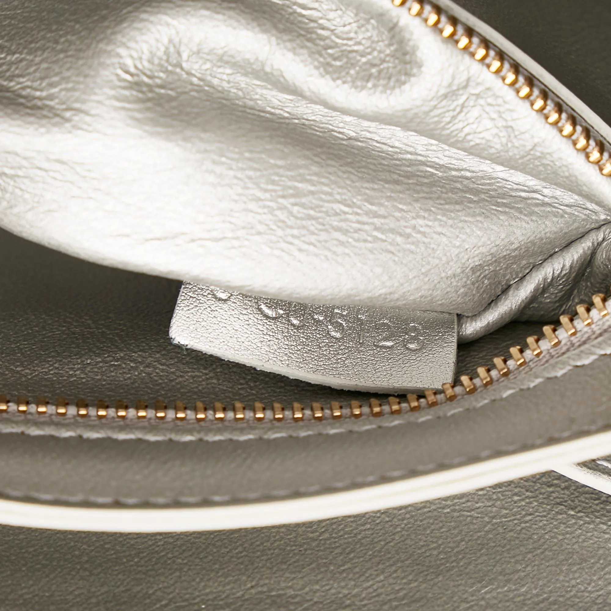 Celine Medium Bicolor C Quilted Leather Shoulder Bag