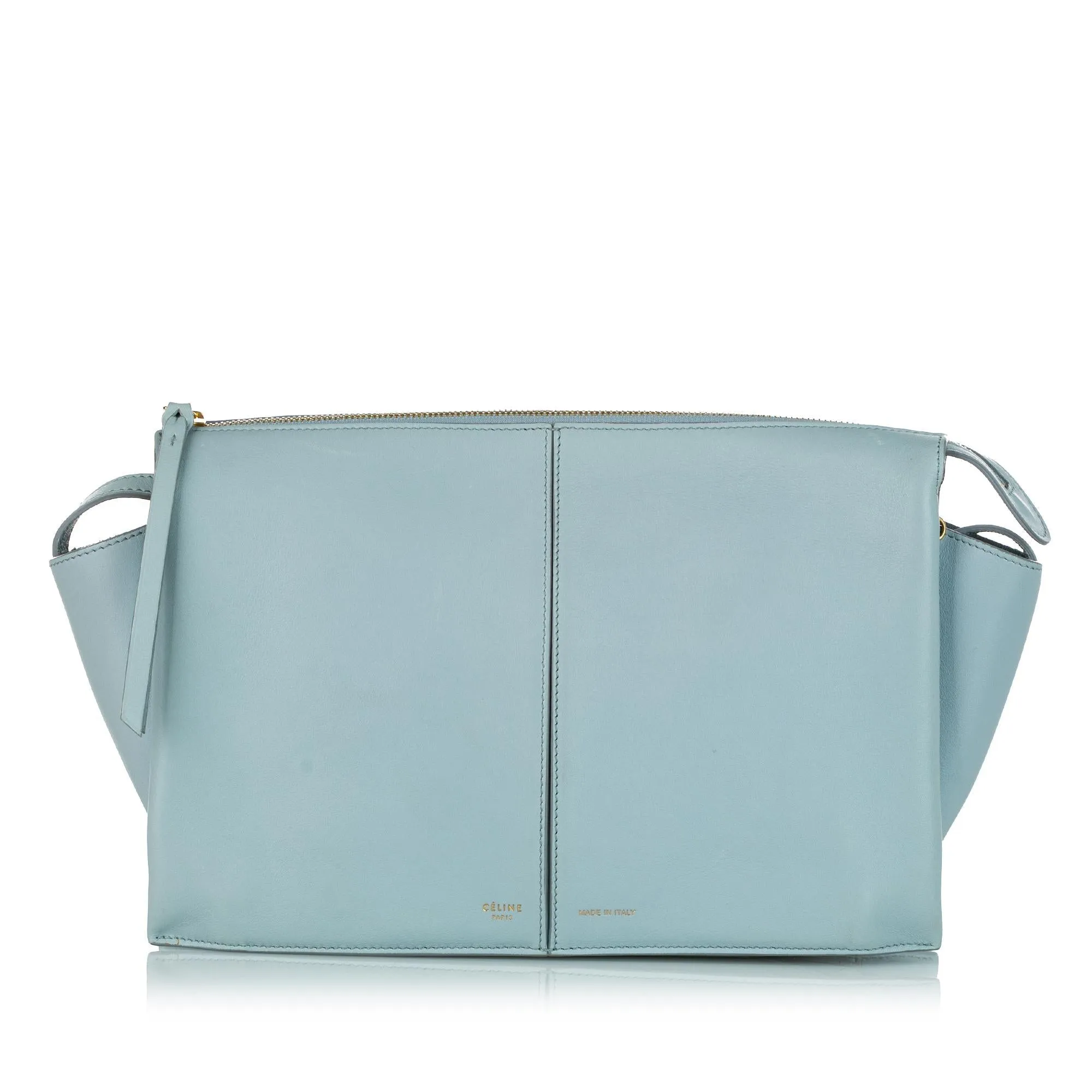 Celine Trifold Leather Crossbody Bag