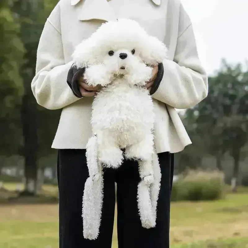 Chongker Realistic Poodle Shaped Backpack
