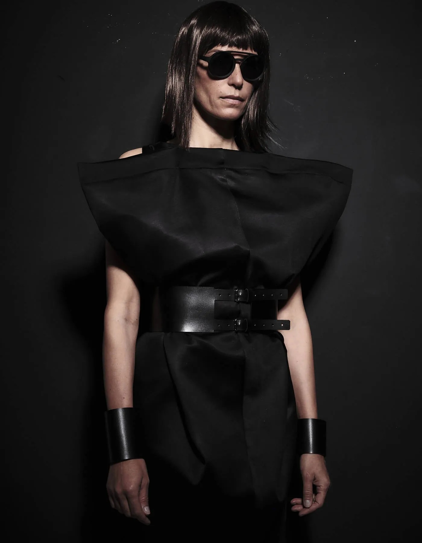 Classic Leather Bracelet Cuff Samara