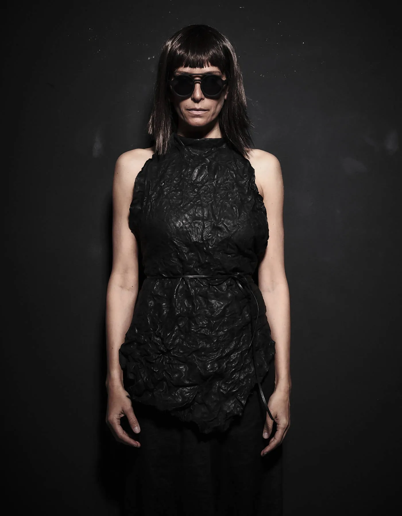 Contemporary Leather Body Top Kashan