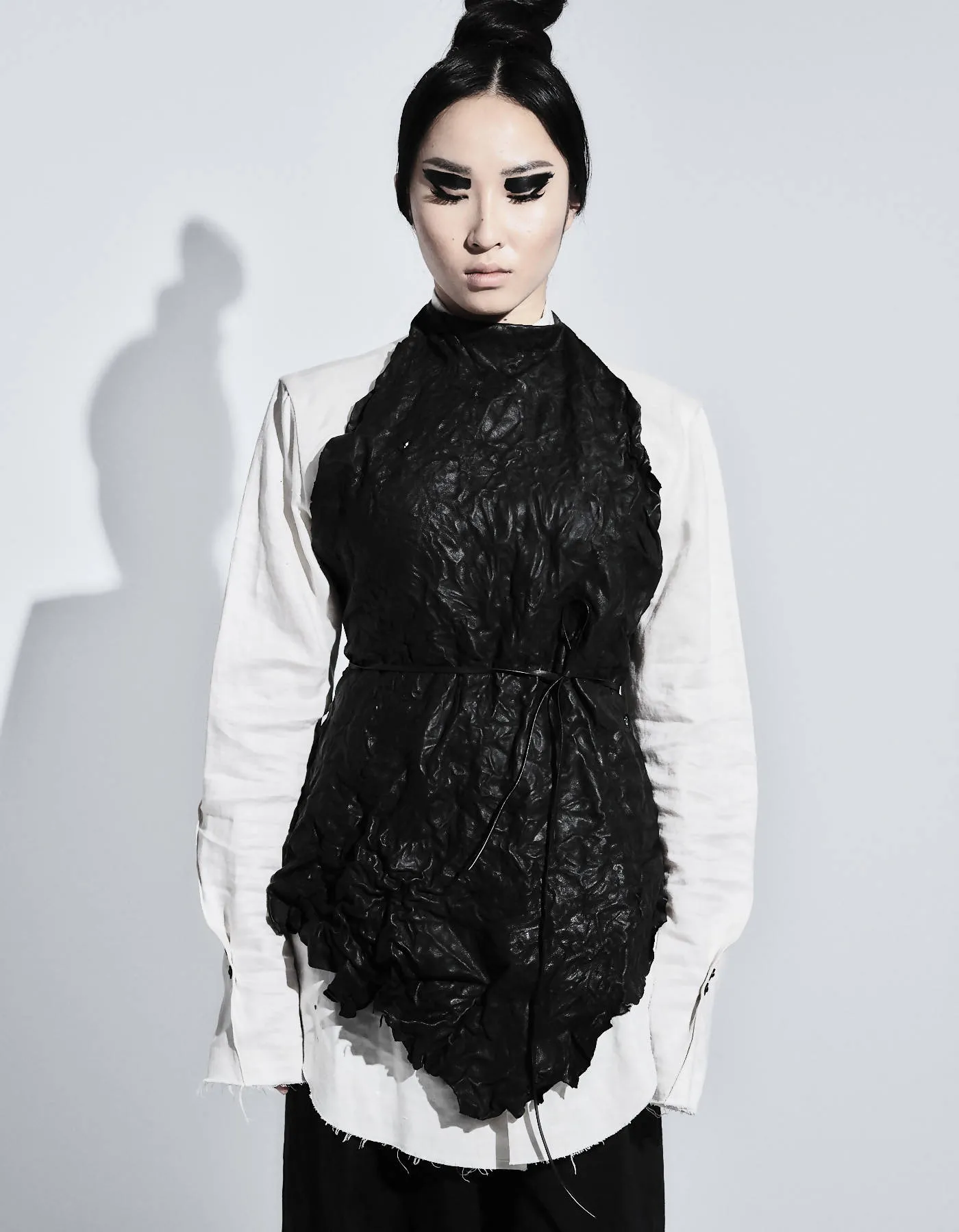 Contemporary Leather Body Top Kashan