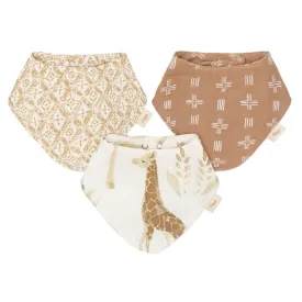 Crane Baby  Kendi 3pc. Muslin Bib set