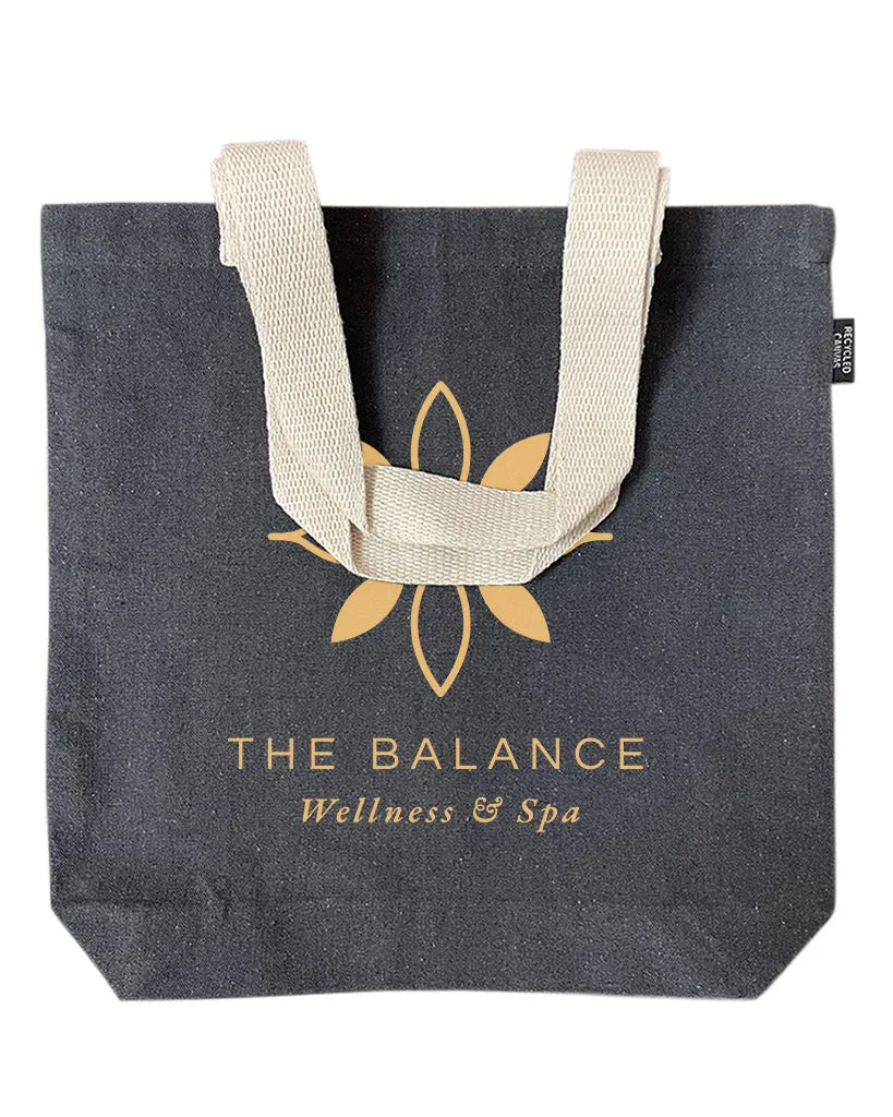Custom Recycled Canvas Tote Bag With Bottom Gusset - Recycled Canvas Tote Bags With Your Logo - RC870