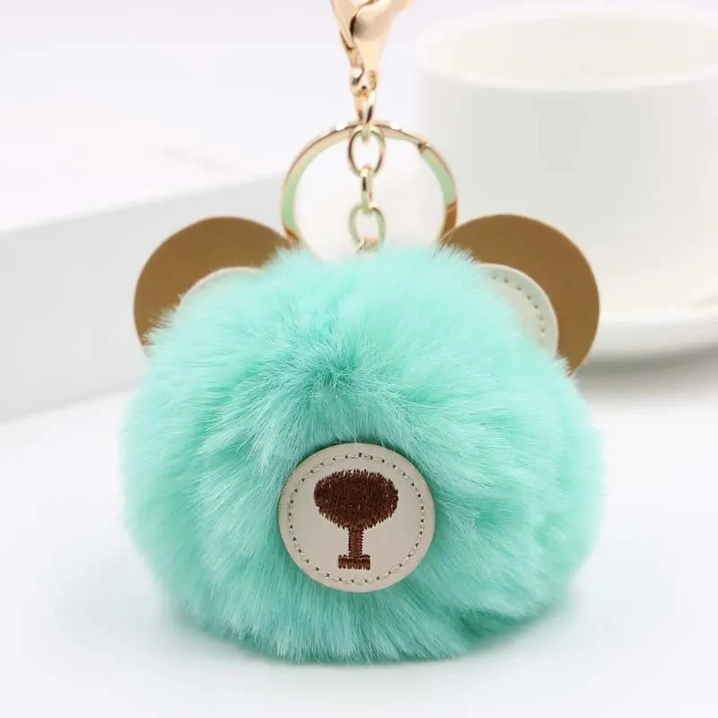 Cute Bear Plush Women's Bag Pendant Keychain