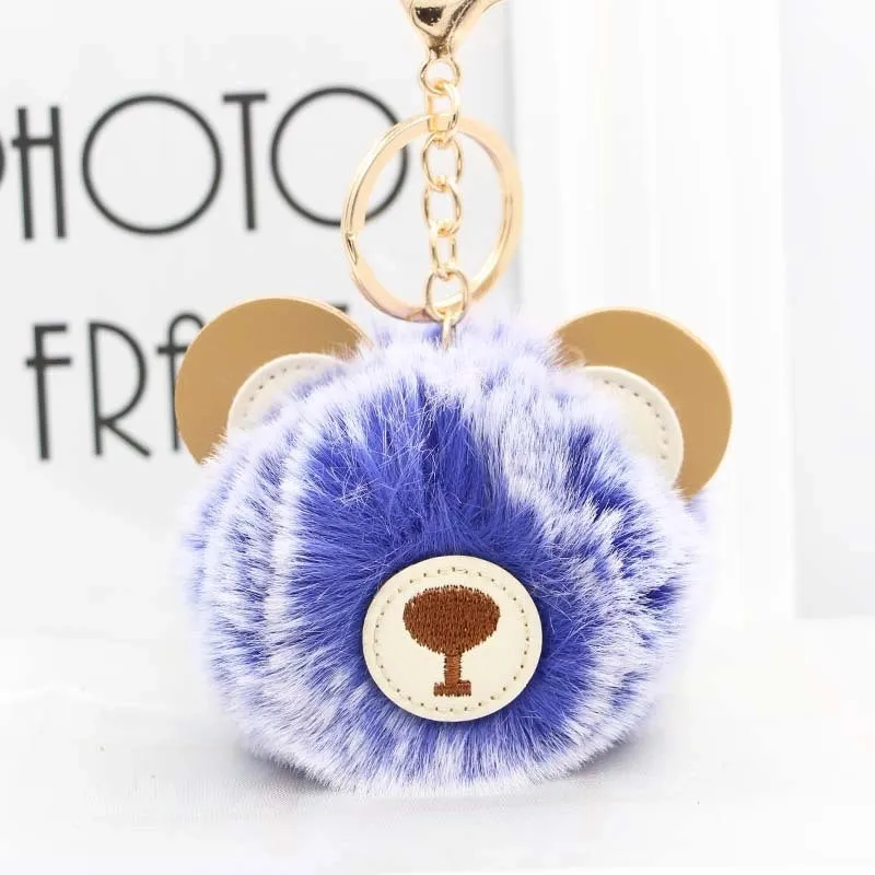 Cute Bear Plush Women's Bag Pendant Keychain
