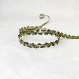 Delicate Metallic Wavy Trim - Multiple Colors