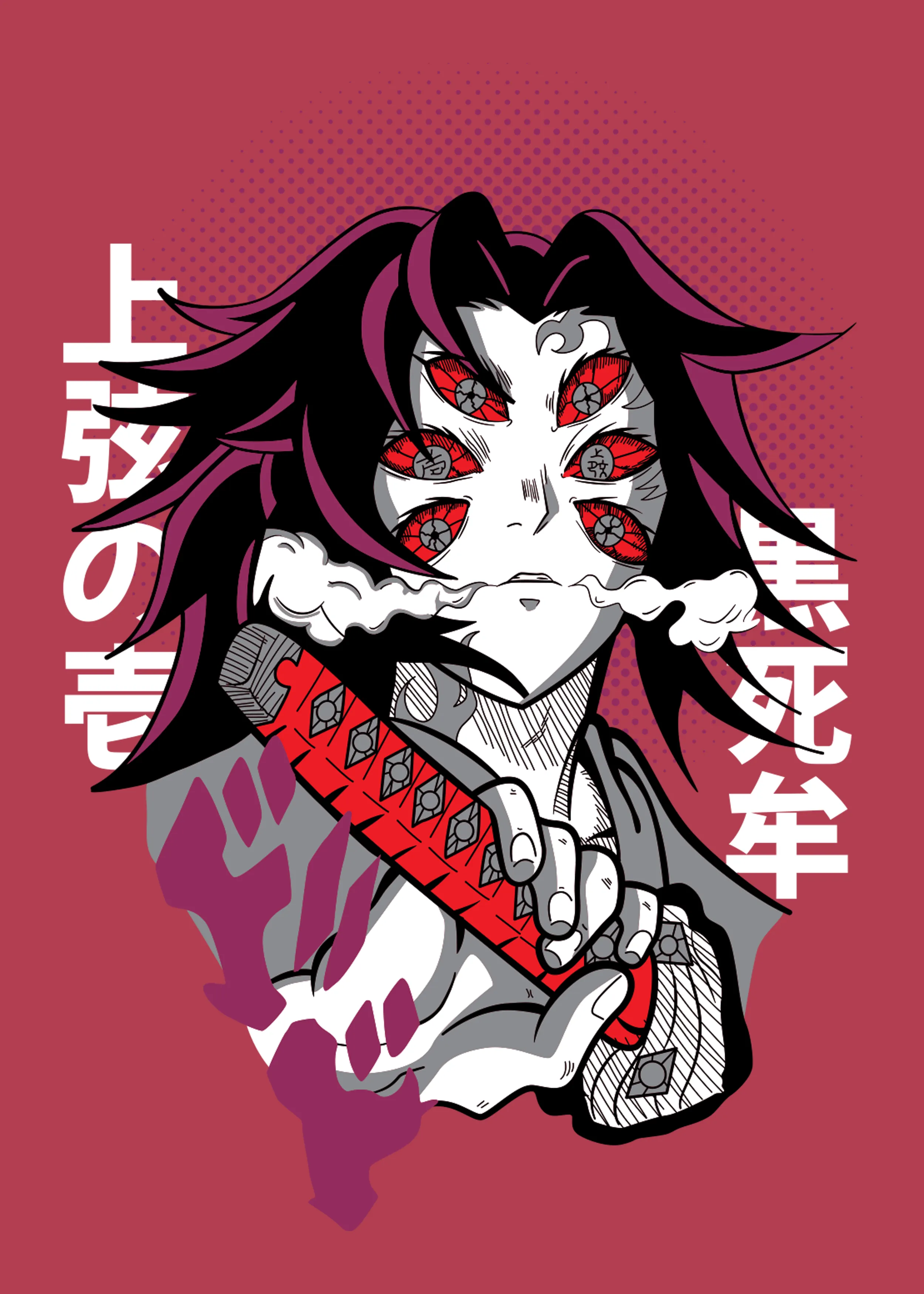 Demon Slayer Oversized Printed T-Shirt