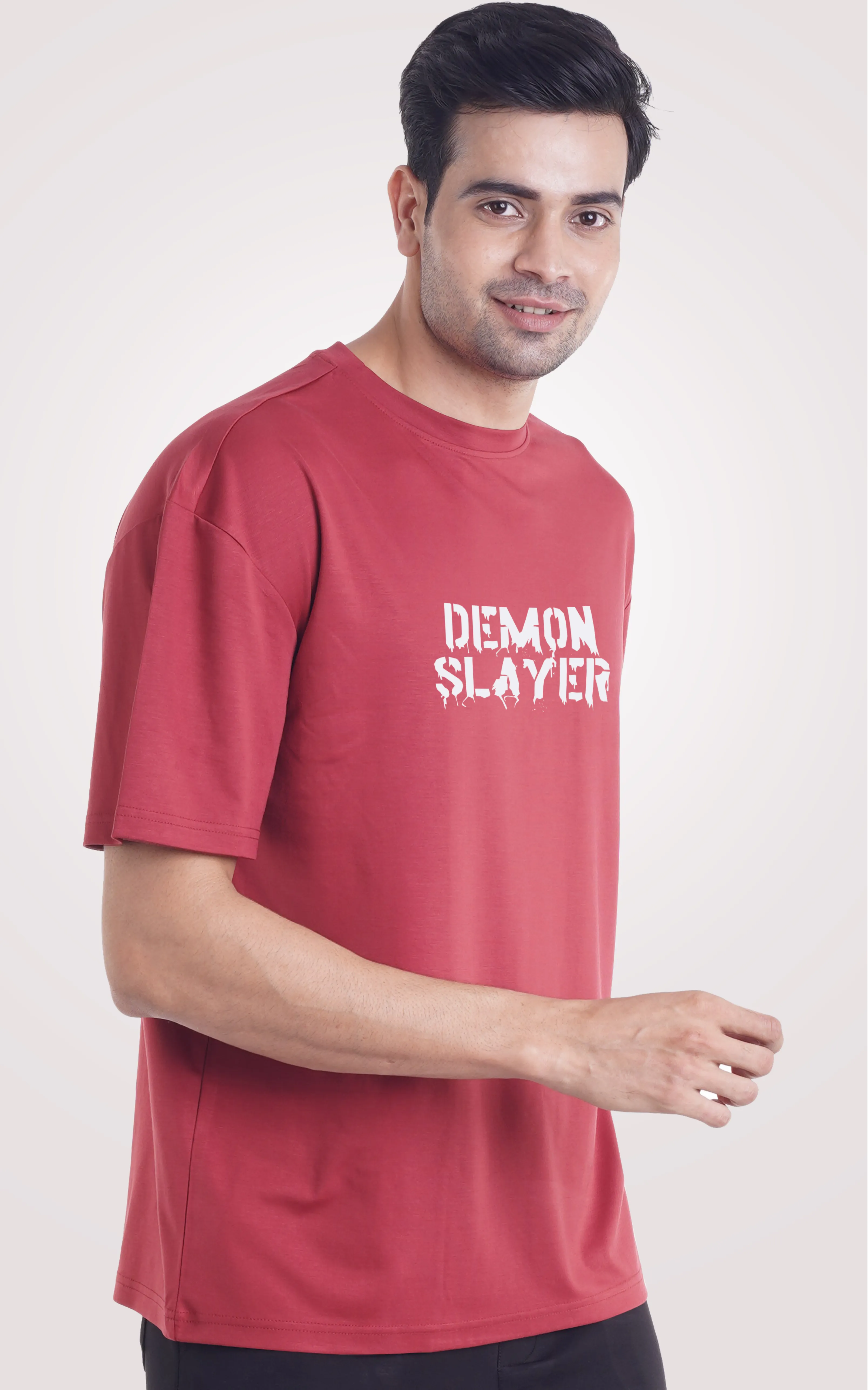 Demon Slayer Oversized Printed T-Shirt