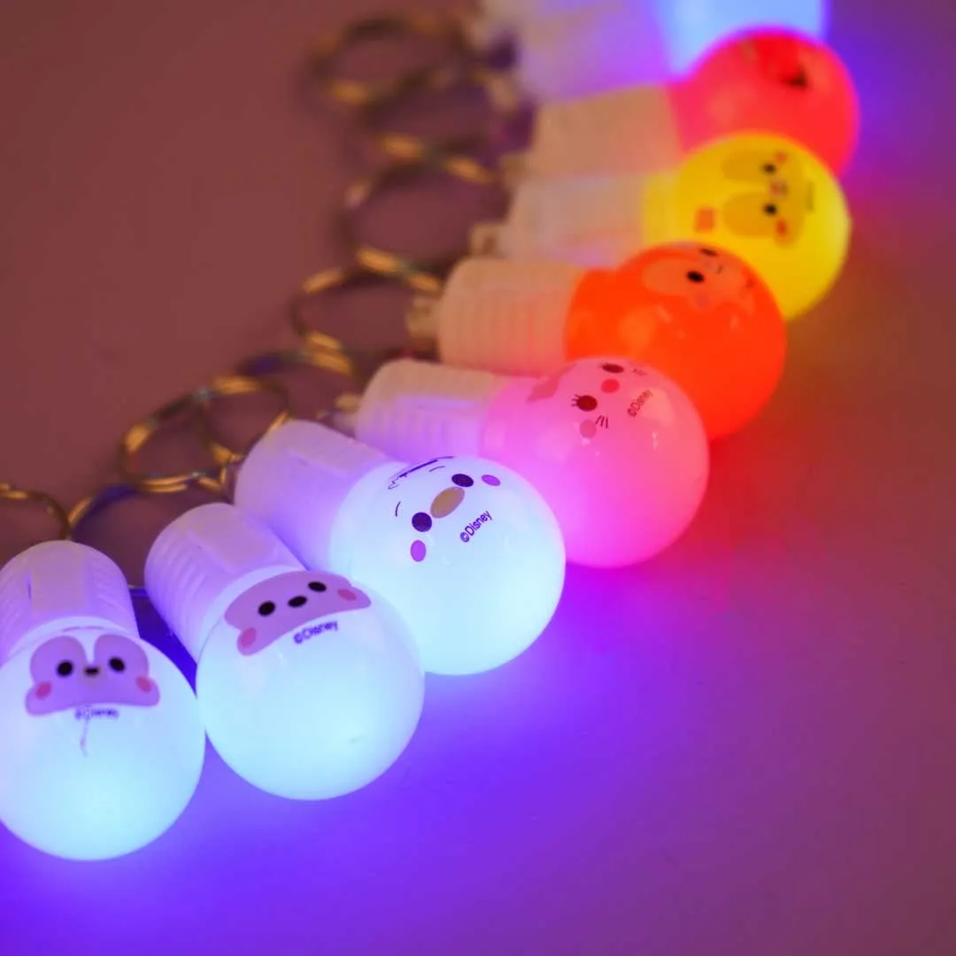 Disney Shiny Light Bulb Character Keychain