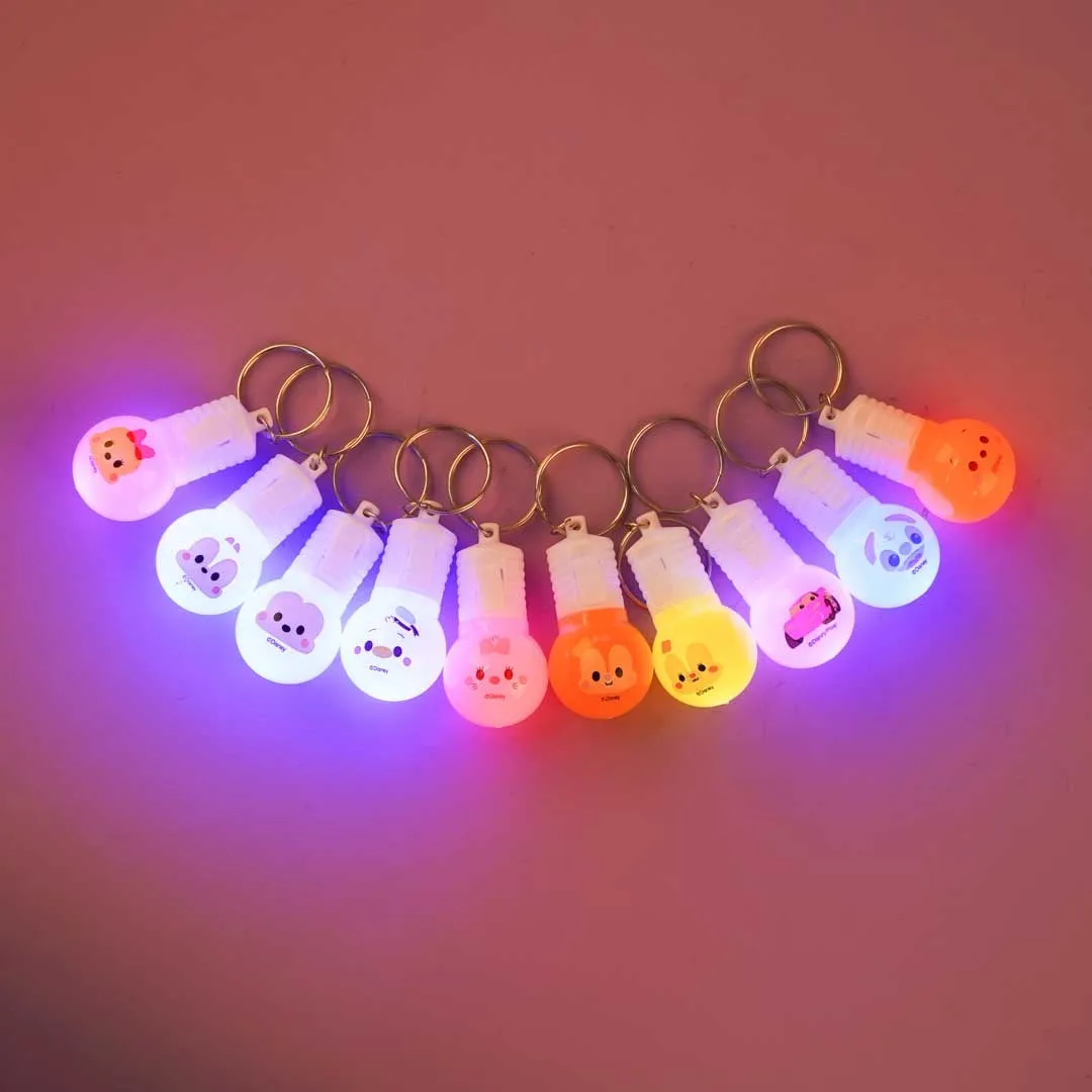 Disney Shiny Light Bulb Character Keychain
