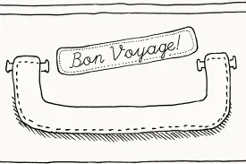 Doodle Travel Organizer and Fridge Magnet Set
