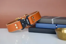 EXCLUSIVE LEATHER COLLECTION - Sequoia Tactical QR Leather Collar