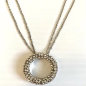 Fashion Accessories - Diamond Circle Necklace