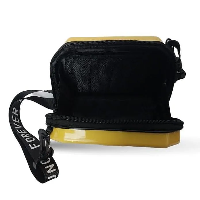 Fashion Street FS 3D Sling Box Bag/Forever Young Sling bag (yellow)