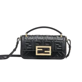 Fendi Baguette - Black Nappa Leather