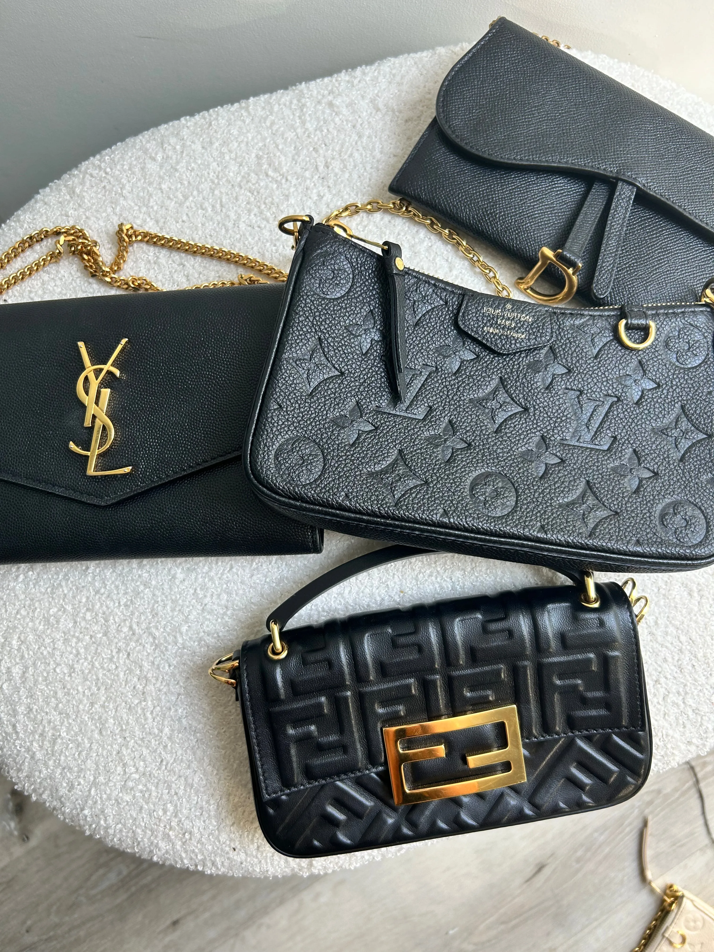 Fendi Baguette - Black Nappa Leather