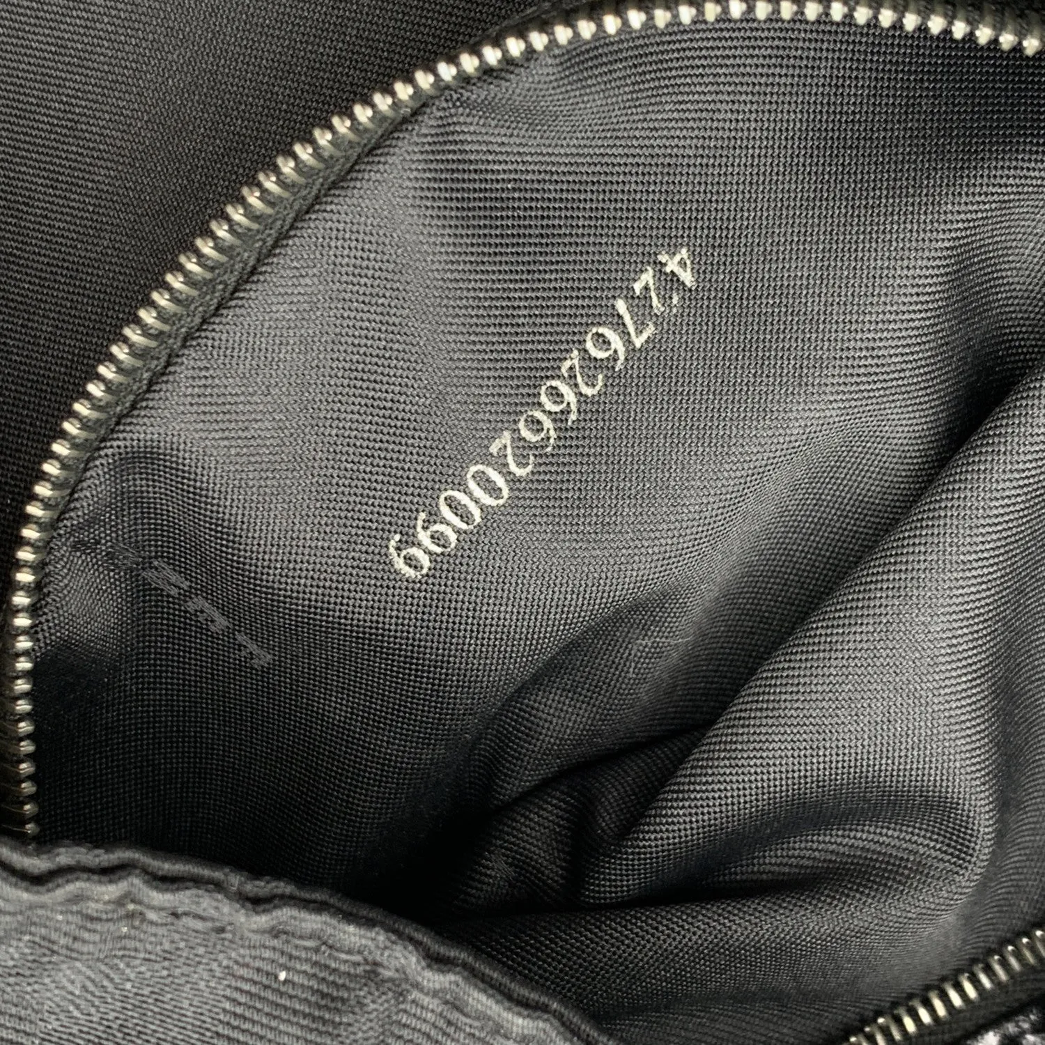 FENDI Black Monogram Zucca Canvas Tote Shoulder Bag