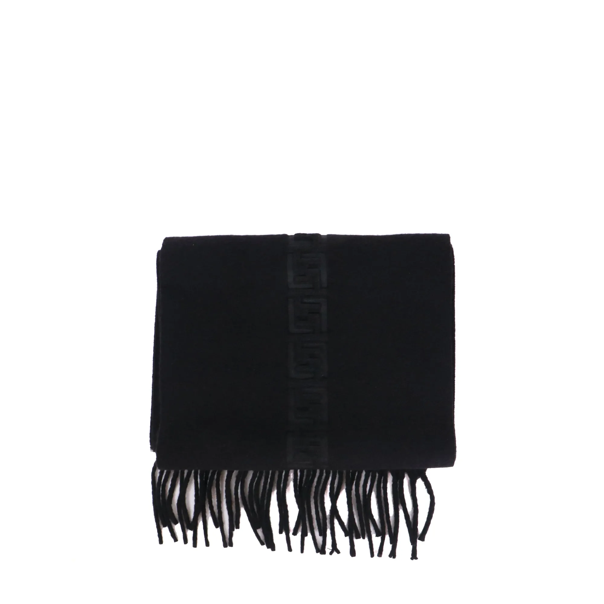 FENDI - Écharpe Fendi en cachemire noir
