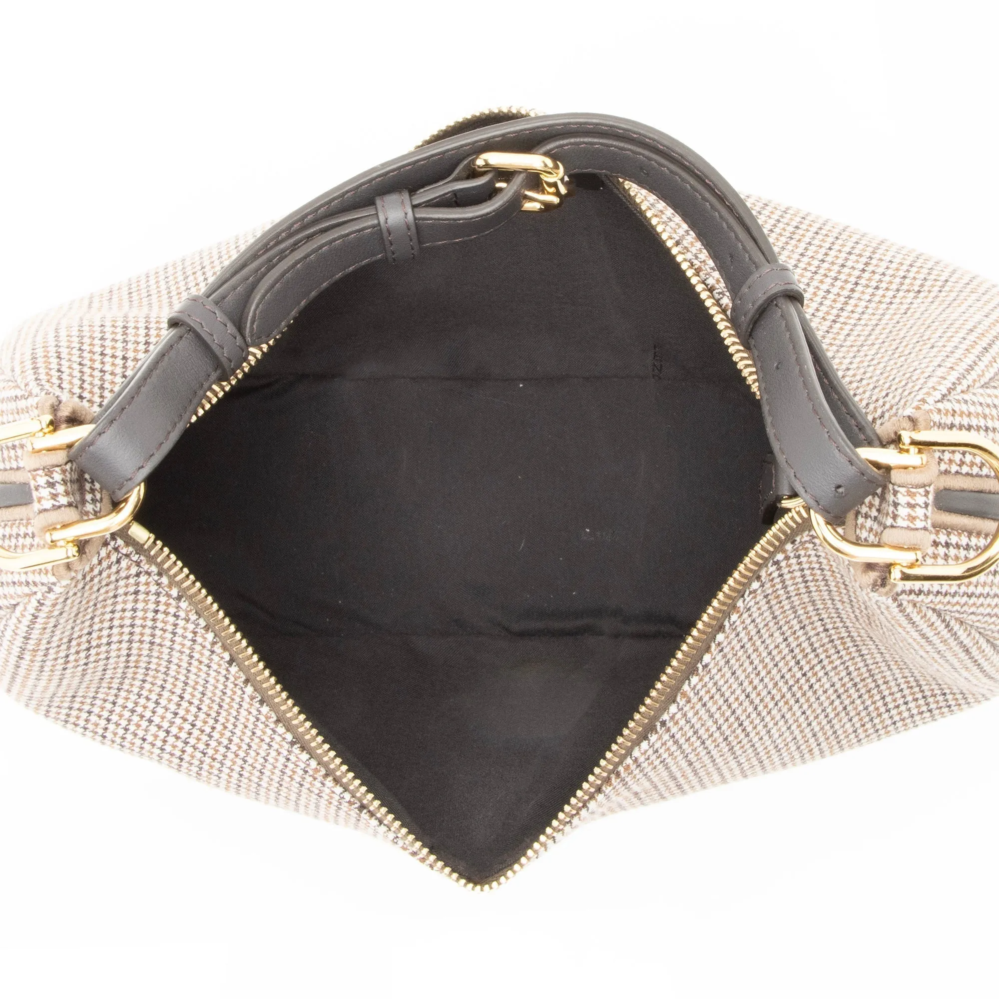 Fendi Fabric Small Fendigraphy Charm Hobo (SHF-23488)
