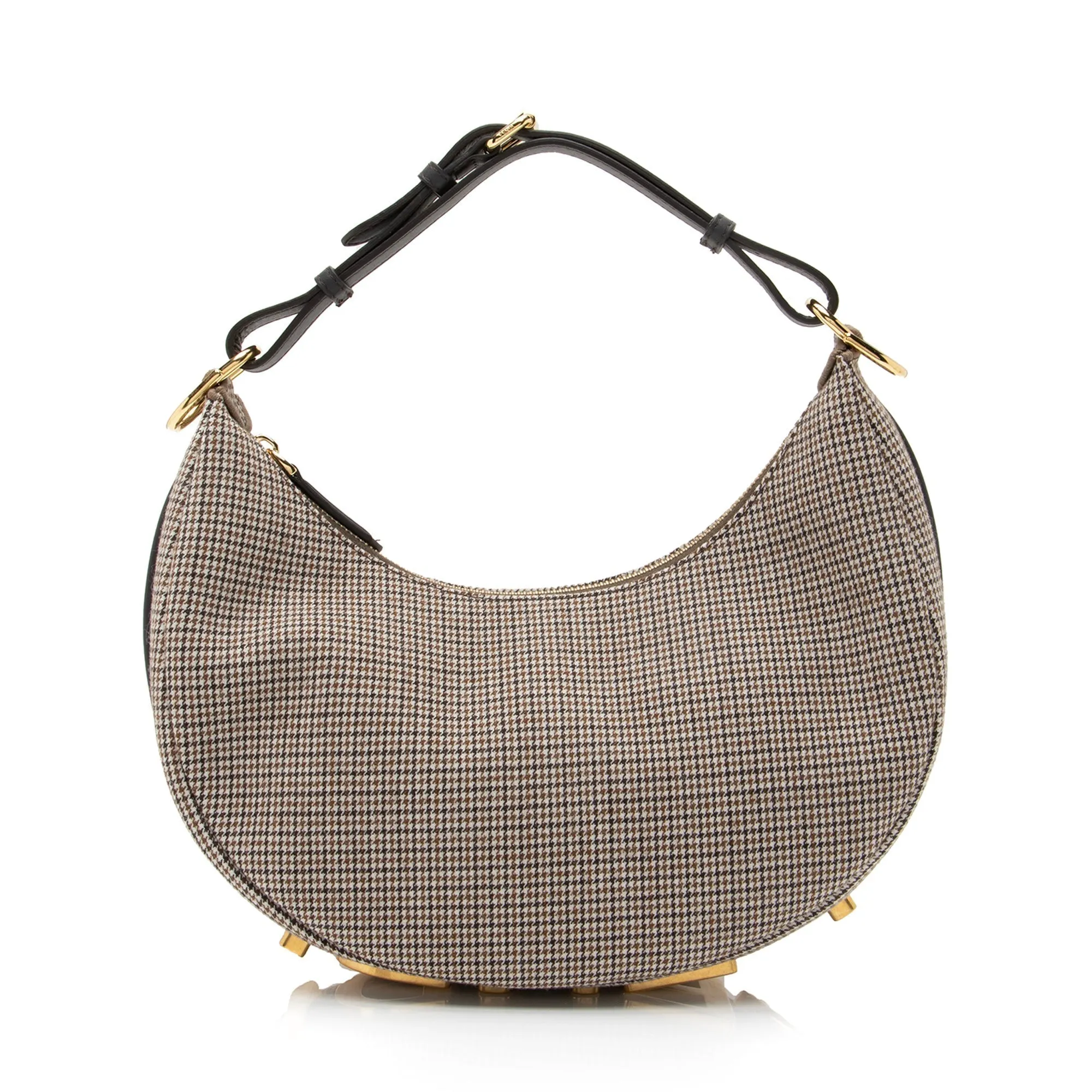 Fendi Fabric Small Fendigraphy Charm Hobo (SHF-23488)