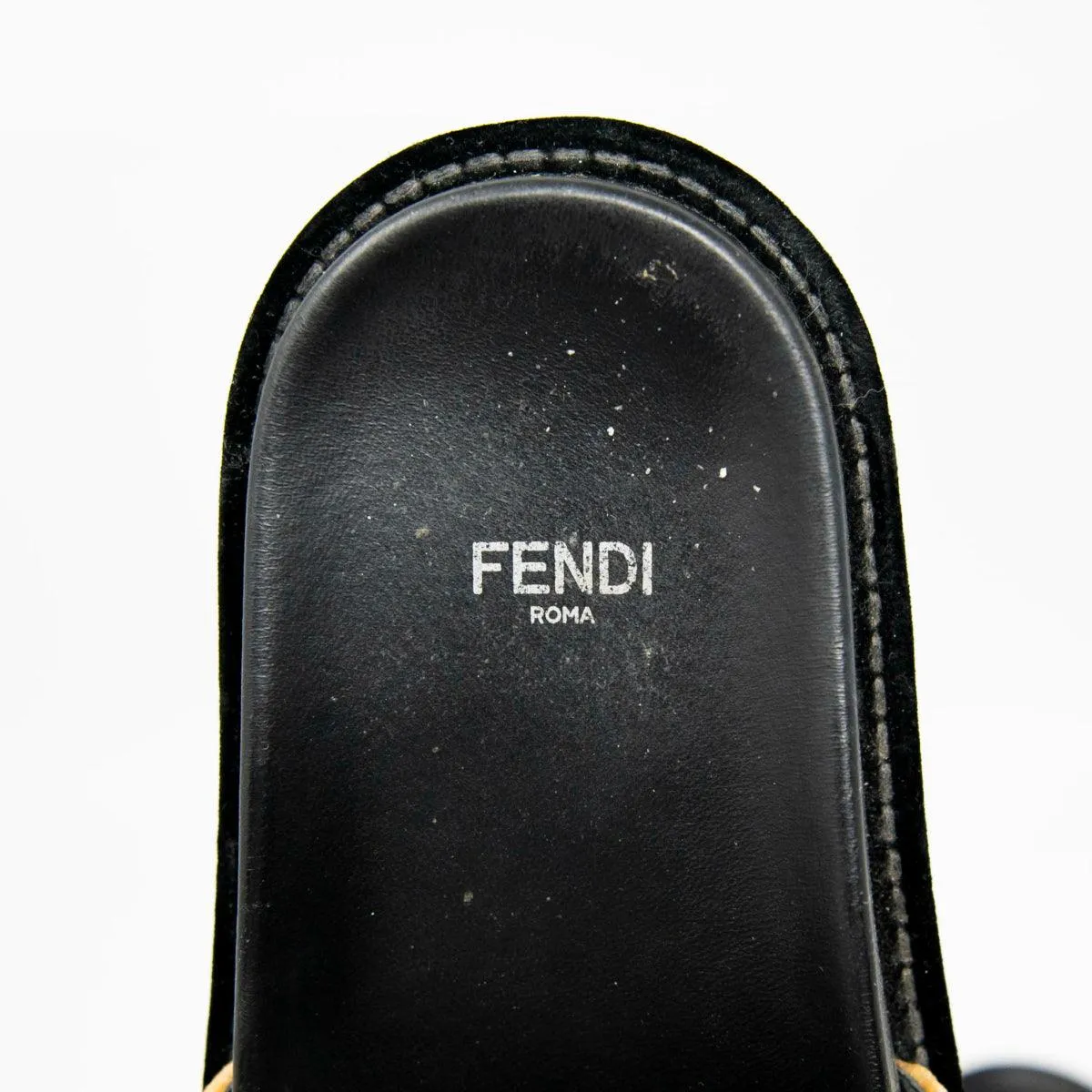 Fendi FF Velvet Forever Slides 36
