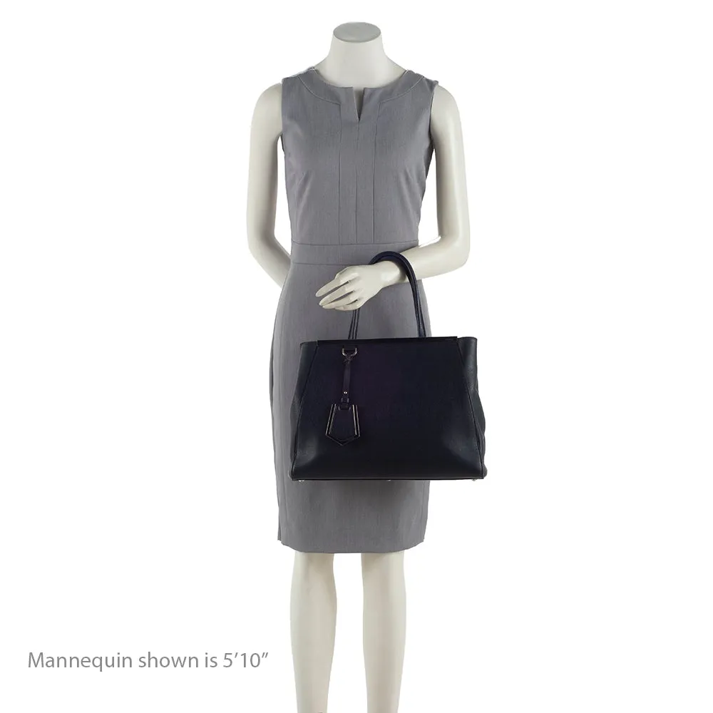 Fendi Leather 2Jours Medium Tote - FINAL SALE (SHF-18911)