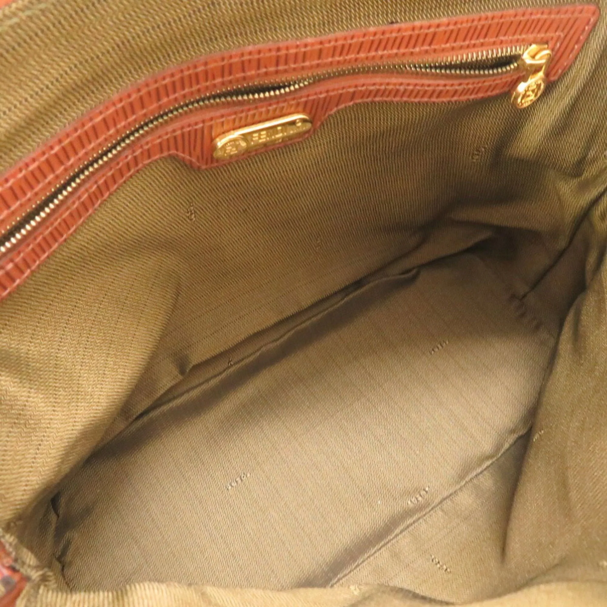 FENDI Leather Brown Hardware Handbag