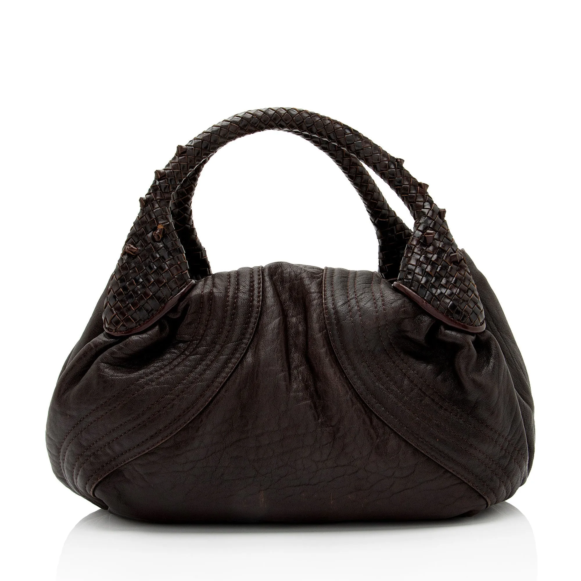 Fendi Leather Spy Baby Satchel (SHF-gPwLc8)