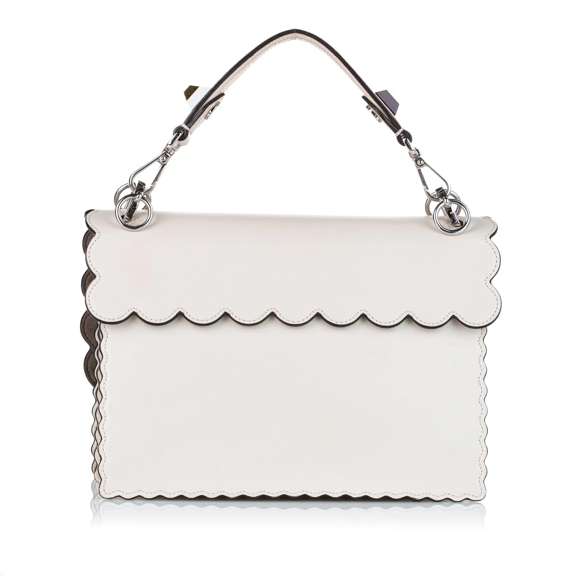 Fendi Mini Kan I Leather Satchel (SHG-32465)