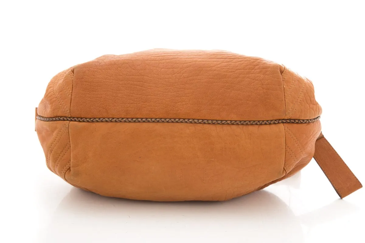 Fendi Mini Spy Cognac Leather Handbag